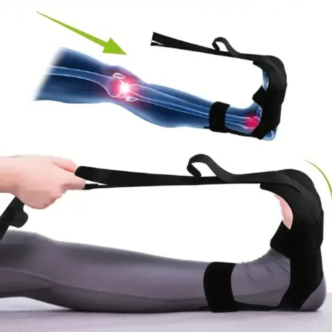 Adjustable Leg Stretching Strap, 1 Count Multifunctional Yoga Band, Fitness Training Band, Portable Leg Stretching Belt, Fitness Equipment for Home Gym Workout, Stretching Gear