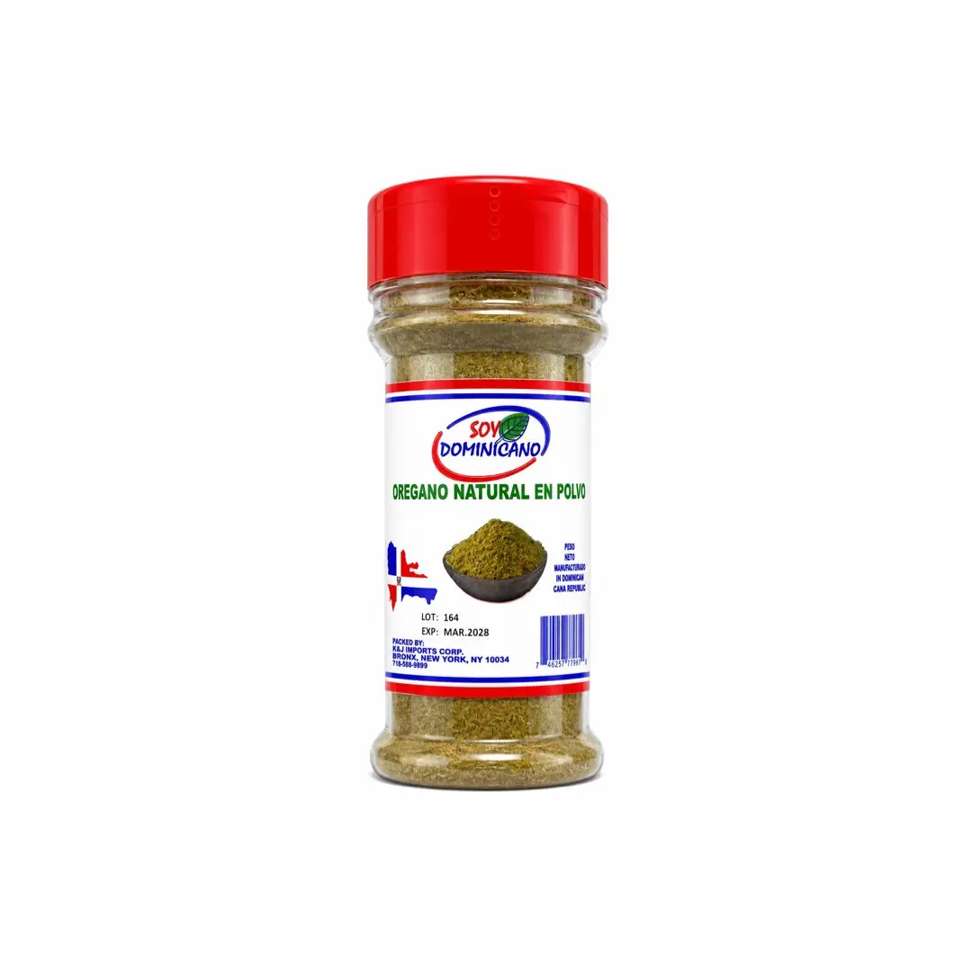 SOY DOMINICANO OREGANO NATURAL EN POLVO 2OZ