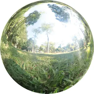 Gazing Balls for Garden, Home Outdoor Hollow Sphere Stainless Steel Gazing Globe Mirror Ball (3 Inch)
