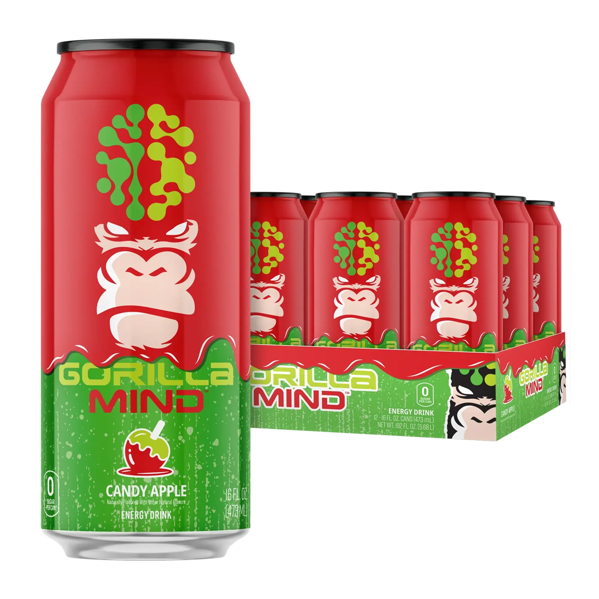 Gorilla Mind Energy Drink (Case of 12) Gorilla Mind Energy Drink (Case of 12)