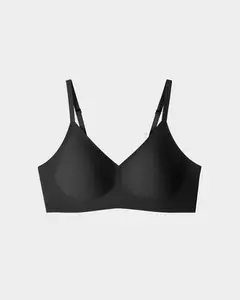 Black Relief Bra