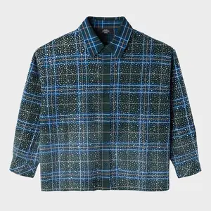 HMDD Happy Memories Disco Flannel Green/Blue