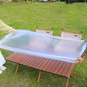 Reusable Outdoor Patio Picnic Tablecloth, Waterproof Oil-Proof Plaid Table Cover, Holiday Party Home Decor, Transparent Christmas Thanksgiving