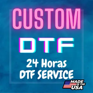 DTF Gang Sheet Transfers for DIY Fabric Printing - Custom Design, Bulk Pack, 12 inch Width