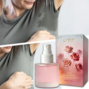 Rose Deodorant Spray, Fast Freshening, Non-Irritating Formula, Long-Lasting Scent, Unisex Care Item, Perfect Gift for Friends