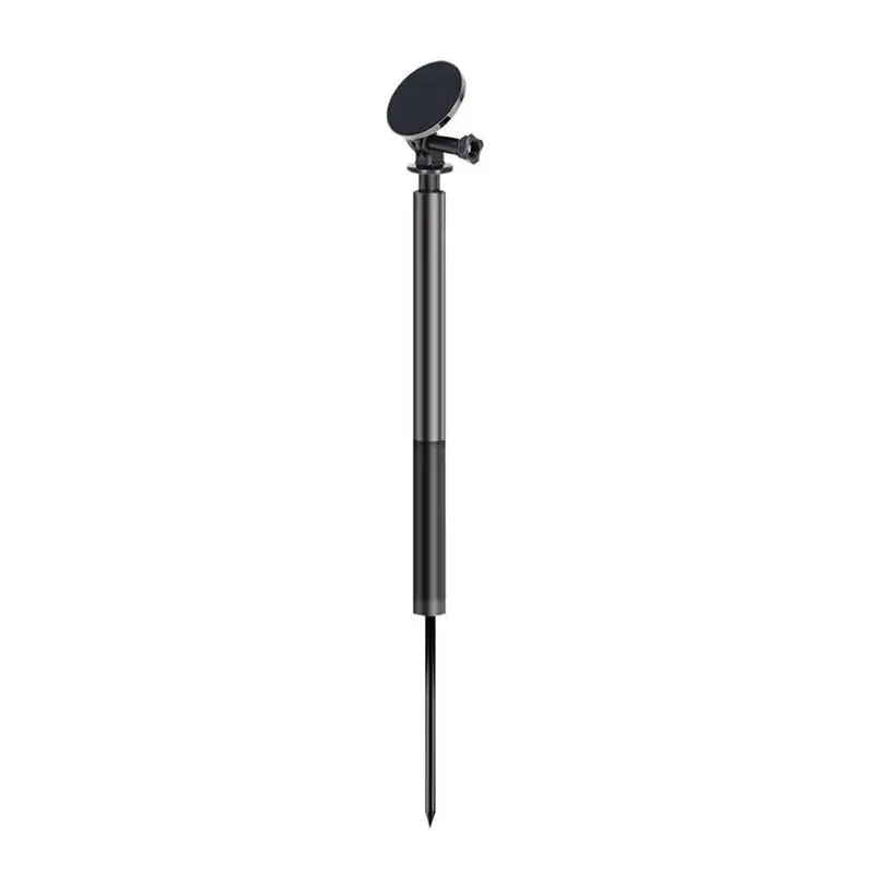 Golf Monopod Magnetic Selfie Stick with Spike Stake,Outdoor Swing Fishing Insertion Photography Selfie Stick Accessories