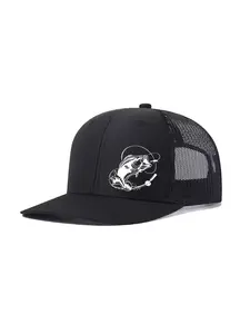 2pcs/1pc Unisex Baseball Cap Fishing Printing Hat Mesh Hats for Mens Women Richardson Slightly Curved Brim Baseball Cap Adjustable Trucker Hats Trucker Snapback Dad Hats Outdoor Mesh Breathable Sun Hat