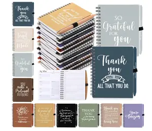 Bulk Employee Appreciation Gifts A6 Notebook with Pens CNA Week Appreciation Gifts Thank You for Team Office Coworker Staff Graduation Teacher Volunteers(Neutral Colors,20 Pcs)