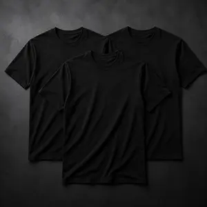 Signature Men's Short-Sleeve T-Shirts 3-Pack, Soft Breathable Cotton, Casual Daily Wear