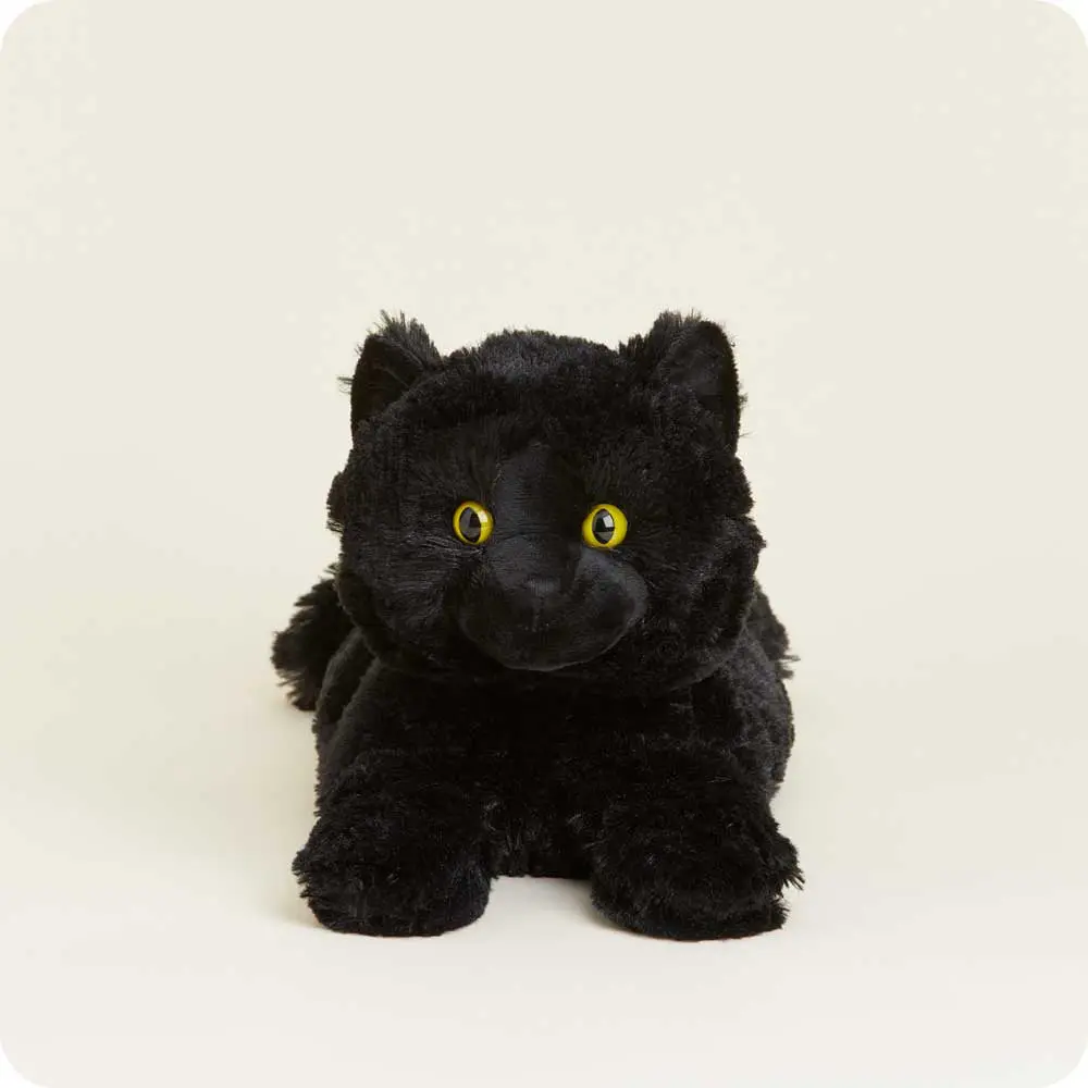 Black Cat Warmies - Heatable, Chillable, and Weighted Stuffed Animal