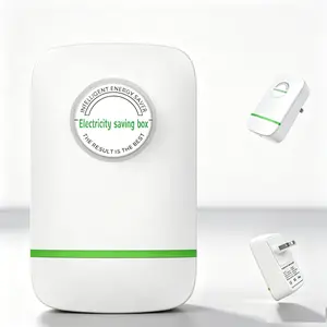Compact Smart Energy Saver Plug - US Standard Electricity Saving Device with Thermoregulation, Stable Current Power Optimization, Power Consumption Adjustment - Mini Useful Gifts for Home Use