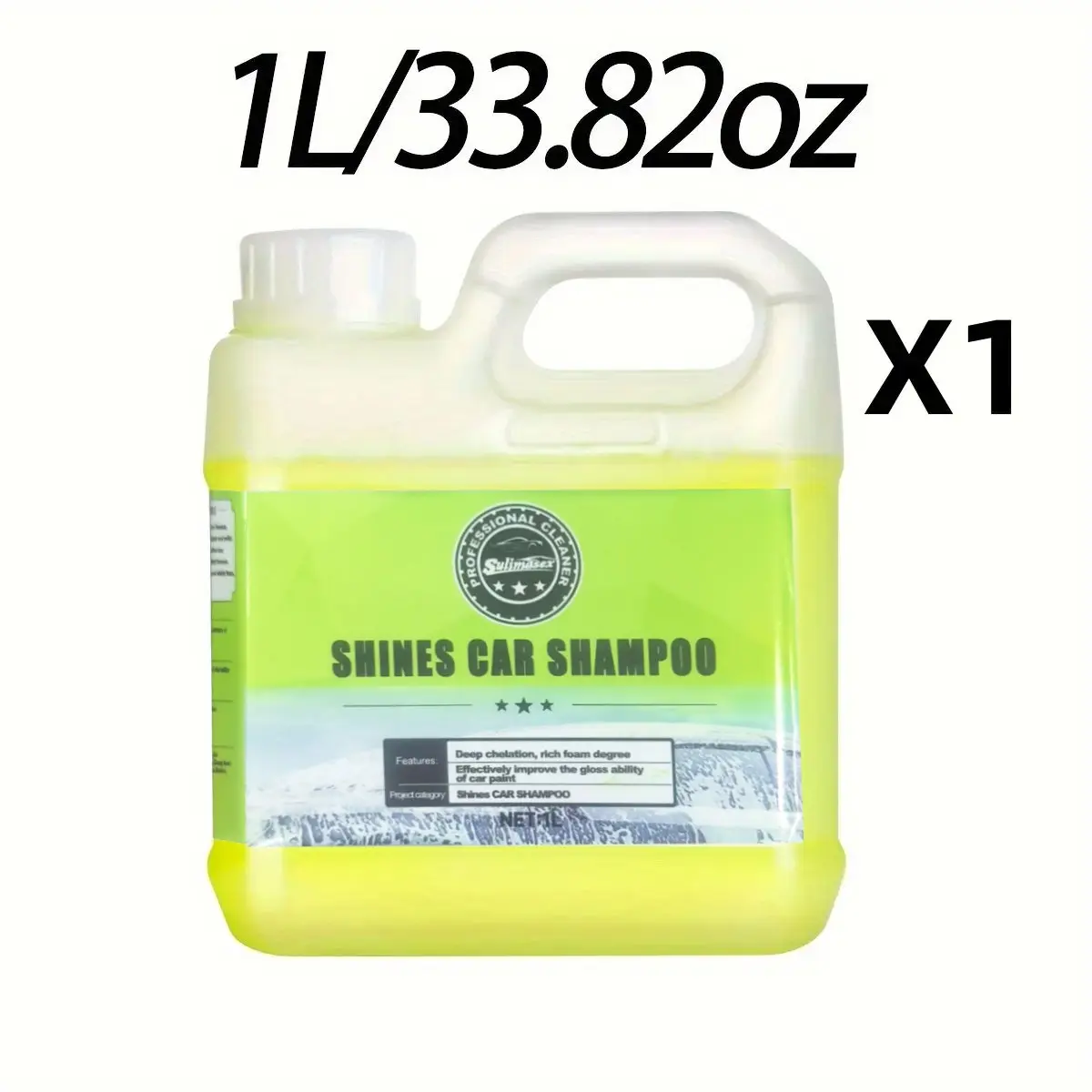 Car Wash Soap, Deep Cleaning Foam Formula for A Spotless Shine, Foam Cannons, Foam Guns, Bucket Washes, Safe for All Vehicle Surfaces, Foaming Car Soap, Car Washing Soap, Car Wash Cleaner