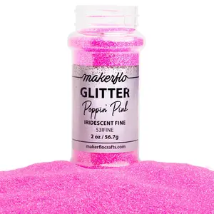 Poppin' Pink  Fine glitter