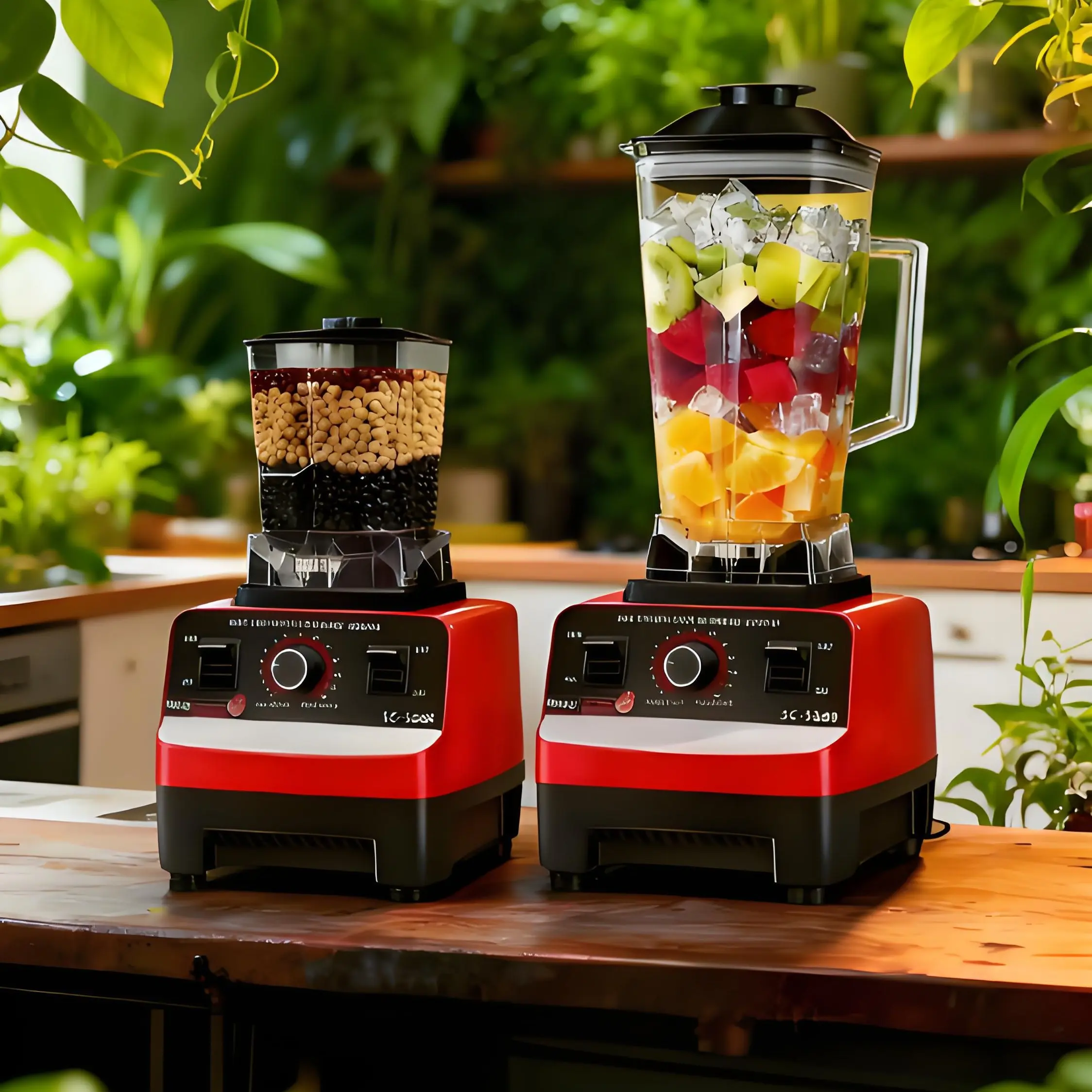 Premium BPA-Free Ice Blender - Silky Shake Texture Smoothie Machine, Durable Non-Toxic Dishwasher-Safe Cups, 6 Free Gifts, Ideal for Mocktail Frosty & Protein Blends