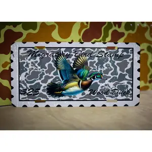 Wood duck stamp - car tag