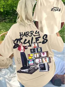[Sale up to 40%],[Freeship] Harry Styles Tour 2026 Vintage T-Shirt | Double-Sided Concert Tee | Streetwear Oversized Fit | Together Tour 2026 Apparel for Fans