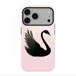 Black swan Phone Case, suitable for iPhone 17 Pro Max Phone Case 17 Air 16E 16 15 Plus 14 13 12 11 X XS Max XR 7 8 Plus Phone Cases, double-layer protective case, smartphone case