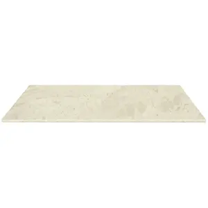 Madreperola Creamy Beige Stone Shower Bench Seat