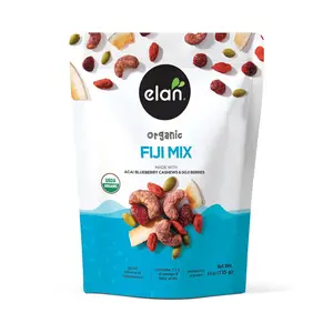Elan Organic Fiji Mix 4.8 oz Non-GMO Gluten-Free Vegan Kosher Dried Fruits Superfood Infused Nuts Pumpkin Seeds Snack Dry Natural
