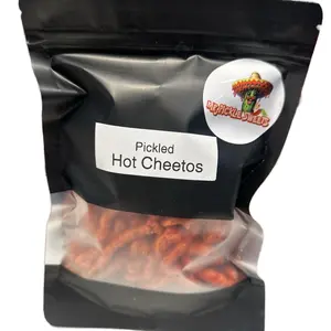 Pickled Hot Cheetos - Crunchy Snack Pickle Seasoned