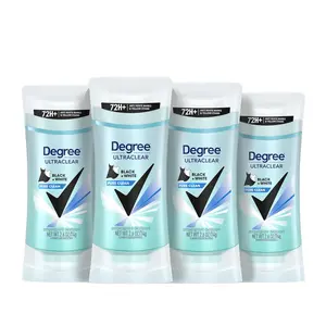 Degree Men UltraClear Black & White Pure Clean Antiperspirant Deodorant ,4- Pack