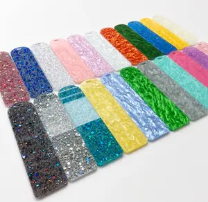 Random 30pcs Acrylic Sticker Bookmark DIY Pendant Ornament summerwins Book Accessories