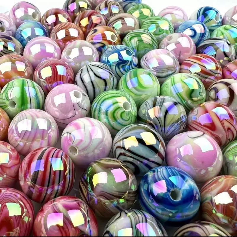 10mm 12mm Acrylic Beads for DIY - - Fit Pens and Keychains.nice gift for handmaker.