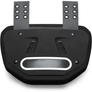 Sports Football Back Plate – Hard Shell Lower Back Protector with Contoured Foam for High-Impact Protection for Youth, Kids and Adults