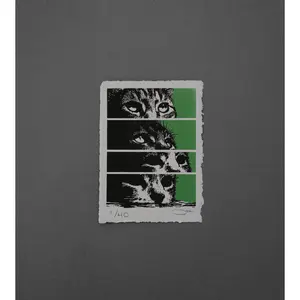 Quad Cat  - High-Quality Print