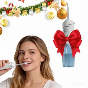 Portable Wireless Electric Dental Flusher with USB Rechargeable Battery, Waterproof Home Use Tonsil Stone Cleaner for Valentine's Gift
