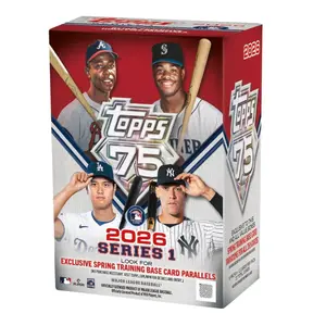 2026 Topps Series 1 Baseball 6-Pack Blaster Box (6 Packs Per Box, 12 Cards Per Pack)
