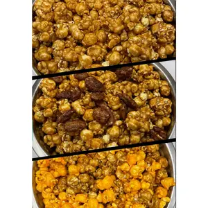 Trio Toffee Popcorn Pack - Assorted Flavors Including Chocolate, Peanut Butter & More