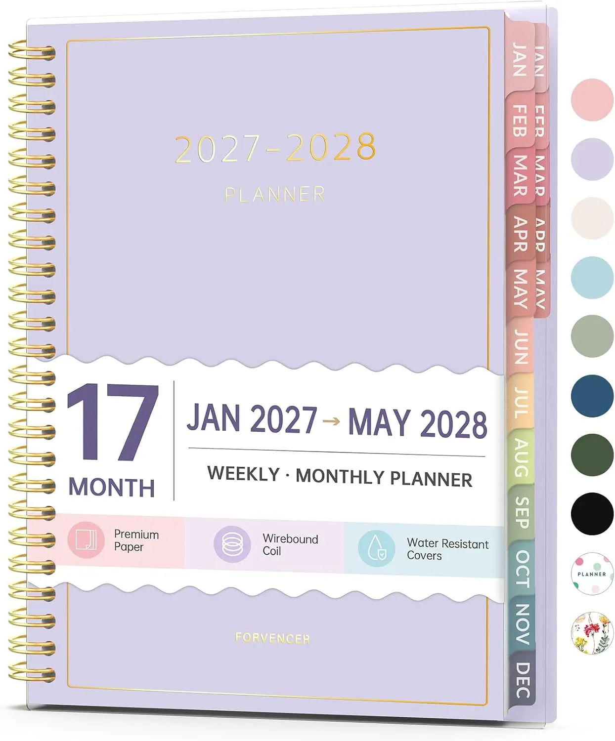 2027 Planner, 17 Month Calendar Planner, Jan 2027-May 2028, 6"x8" 2027 Planner, 17 Month Calendar Planner, Jan 2027-May 2028, 6"x8"