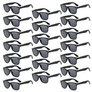 20 Pairs Vintage Square Fashion Glasses, Wedding Party Gift, Lightweight Durable Accessories for Bridal Activities and Costume Performances, Party Supplies