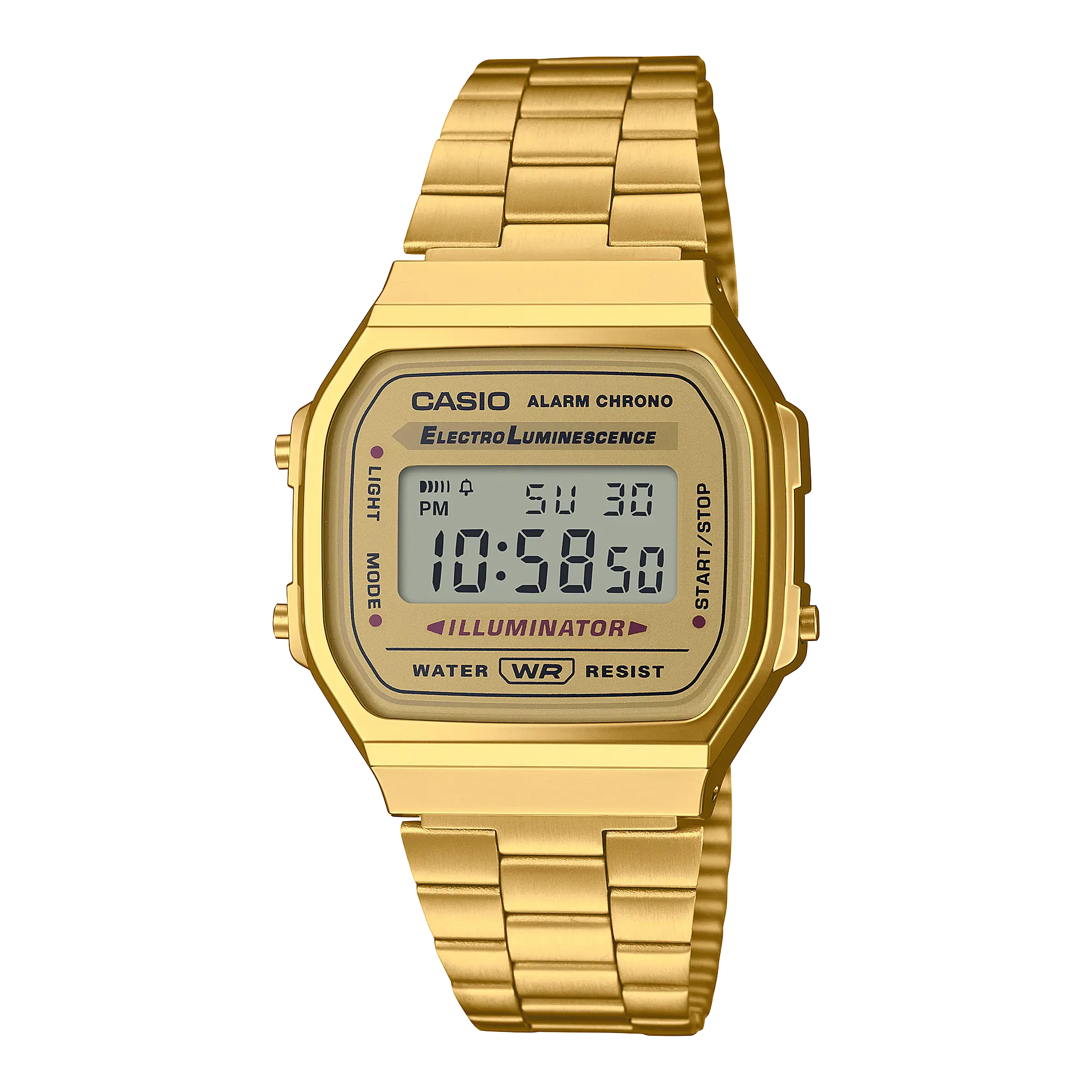 Vintage Gold Watch: Casio A168WG-9 with Digital Retro Style Vintage Gold Watch: Casio A168WG-9 with Digital Retro Style