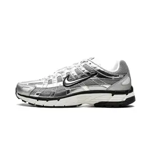 Metallic Silver P-6000 Athletic Running Footwear, CN0149-001 Sneaker Shoe