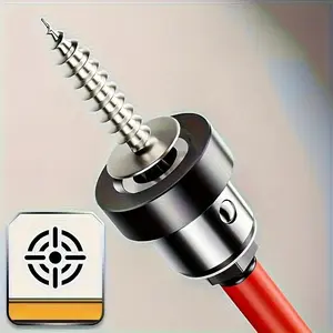 5pcs Drywall Screw Locator Set, Magnetic Positioning Screwdriver Bit PH2 Head, 1/4 Inch Hex Shank Drywall Screw Head, Drywall Screw Locator Drill Bit Tool, 50mm, Unique Father's Day Gift, Recommended Gift for Men