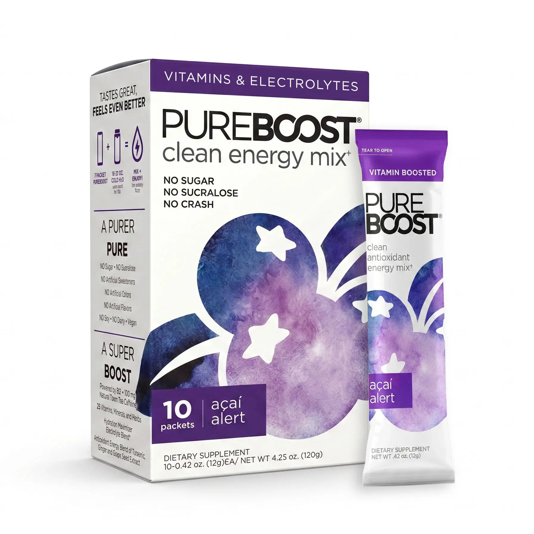 Pureboost Original Acai Alert Energy Drink