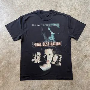 [Sale Up To 40%] FINAL DESTINATION PROMO BLACK T-SHIRT, COTTON MADE IN USA