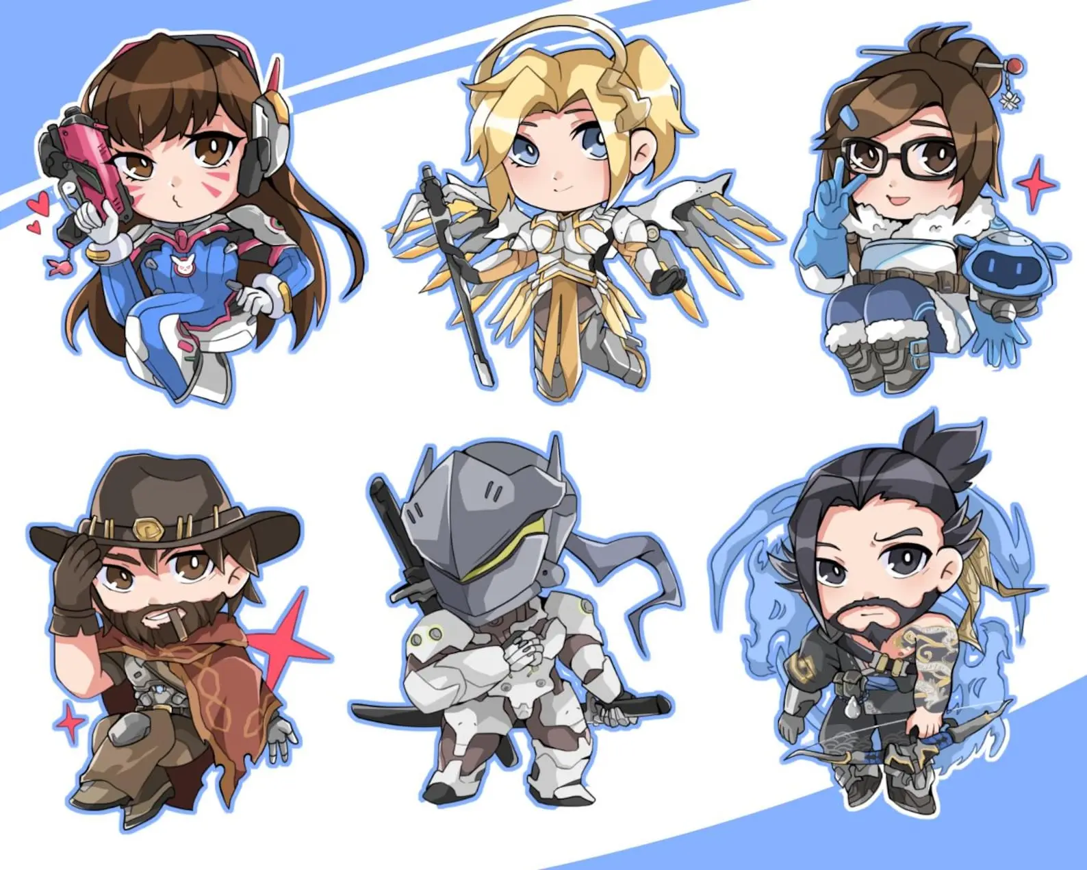 Overwatch Keychains , Great For Daily Use Or As Thoughtful Little Gifts For Your Friends And Yourself