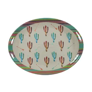 Saguaro Cactus Melamine Serving Platter
