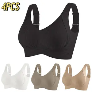 EssElegance Cool Comfort Bra with Padded Smoothing Wide Strap Full Coverage Unlined Minimizer T-shirt Bra TikTokShopBacktoSchool