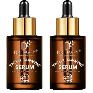 2pcs 30ml DR.DAVEY Sun-free tanning essence Bronzer wheat moisturizing skin tanning essence Sunless Tanners