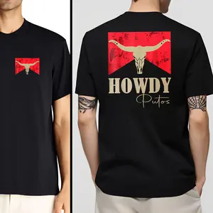 Howdy Putos Bull Skull Country Cowboy Western Graphic T-Shirt For Men And Women,teen girl clothes,girly clothing,vintage girly clothes,cute clothes set,accessories for girls,cute college girl clothes,kids stuff for girls,hoodies for boys,Accessories for