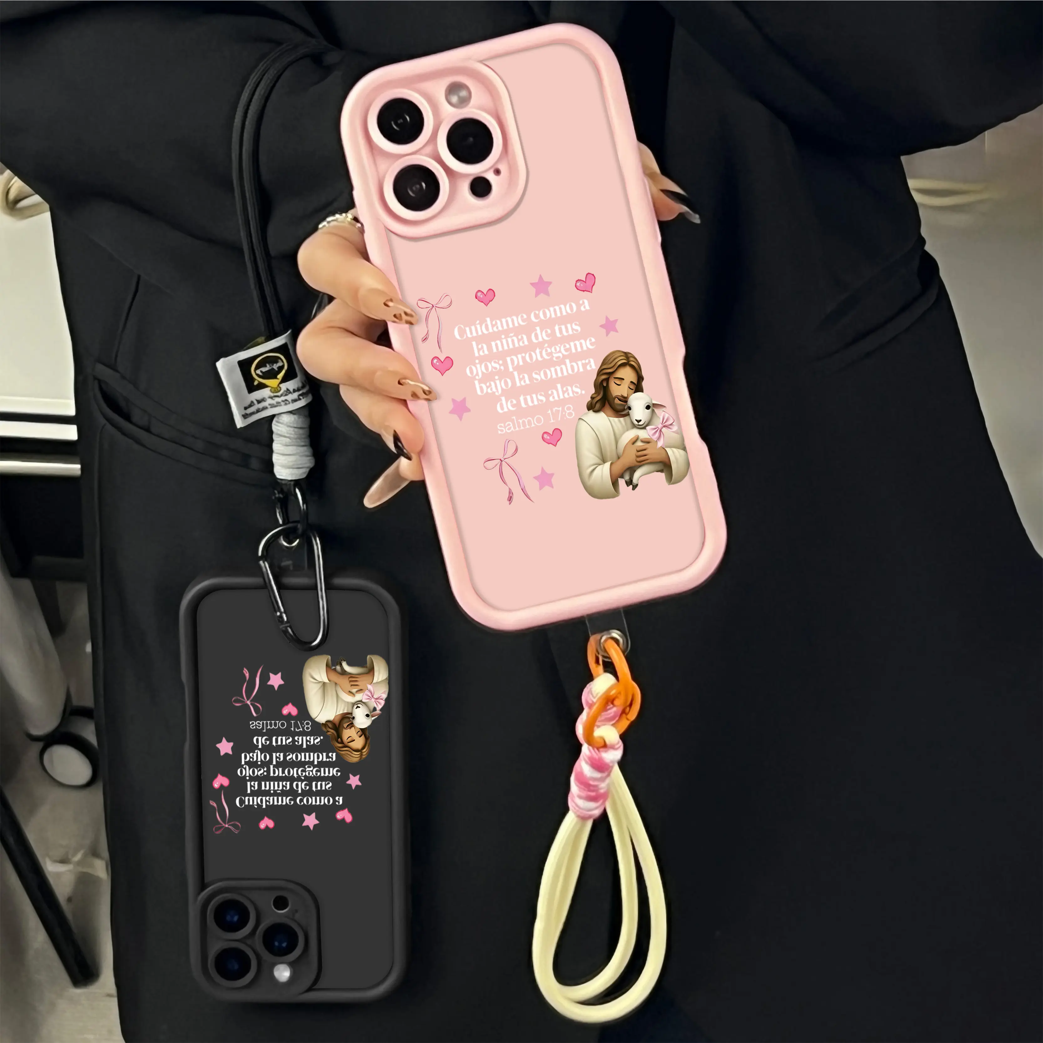 Phone case for iPhone Samsung 17Pro Max Air 16 15Plus 14 13 12 11 XR XS Galaxy S25 S24 S23 S22 S21 A54 A53, Full-Coverage Lens Protection, Shockproof Drop, Protection Durable, Bible Quote Phone Case for Everyone, Religions, Beliefs.JNW0070