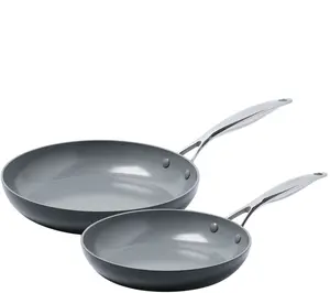 GreenPan Valencia Pro 10" & 12" Ceramic Nonstick Fry Pan Set