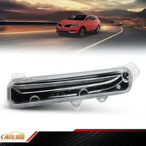 LED Fog Light Clear Lens Fit For 2016-2017 Lincoln MKX Left Driver