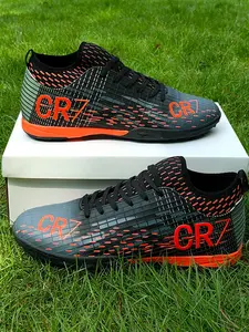 New Unisex Soccer Shoes, Ag Long and Short Studs, Anti-Slip Training Boots, Outdoor Grass Field, Professional Football Cleats, Low Top
