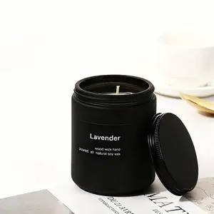 Smokeless Soy Wax Matte Large Cup Aromatic Floral Scented Candle, Creative Gift Aromatherapy Candle for Restaurant Bedroom Bathroom Study, Decorative Home Fragrances