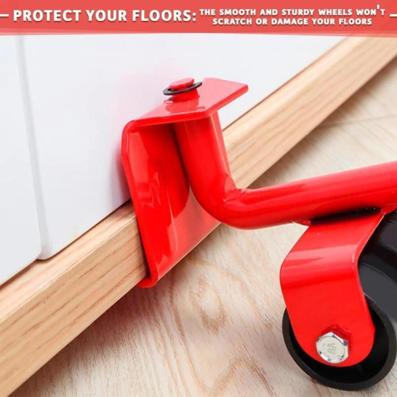 Heavy Duty Furniture Mover and Lifter Set, 600 Lbs Capacity with 360° Swivel Wheels, Non-Slip Dolly for Home Easy Moving Sofa Refrigerator Cabinet Heavy Duty Furniture Mover and Lifter Set, 600 Lbs Capacity with 360° Swivel Wheels, Non-Slip Dolly for Home Easy Moving Sofa Refrigerator Cabinet